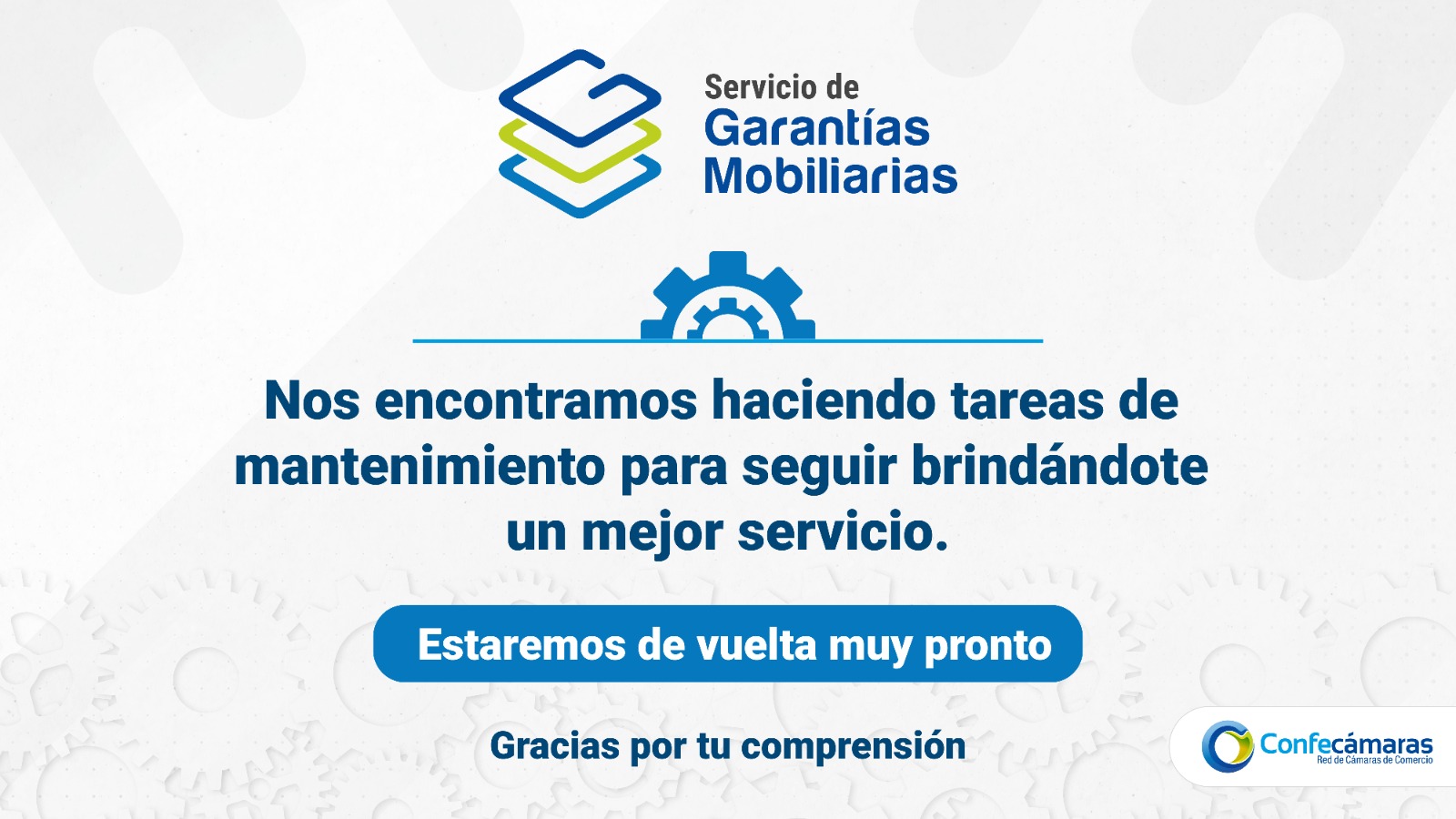 Página en mantenimiento